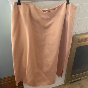 Sz 22W Petite Talbots Silk Skirt